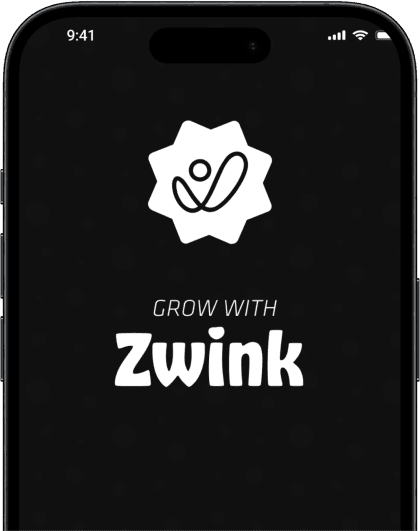 zwink app Mobile view